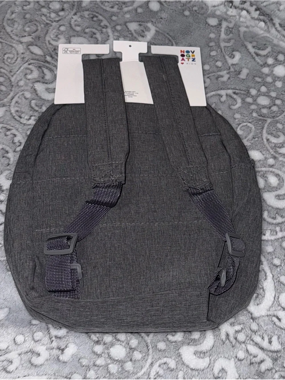 Novogratz Kids Gray Backpack – New